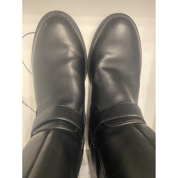 Dolce Vida Pondo Moto Boot in Black Women Sz 7 Buckle Zip Up - Picture 4 of 6